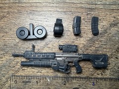 Valaverse Action Force Weathered Assault Rifle XtraMags Fodder GI Joe Classified