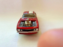1968 Chevy Camaro RS/SS JOHNNY LIGHTNING Classic Gold Red w/White Stripe