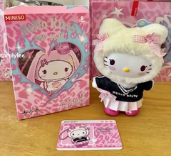 Miniso Hello Kitty Pop Star Series Plush Confirmed Figure Gift Toy Blind Box