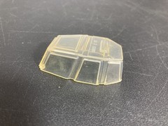 STAR WARS Twin Pod Cloud Car 1980 KENNER Cockpit Canopy Glass Part only