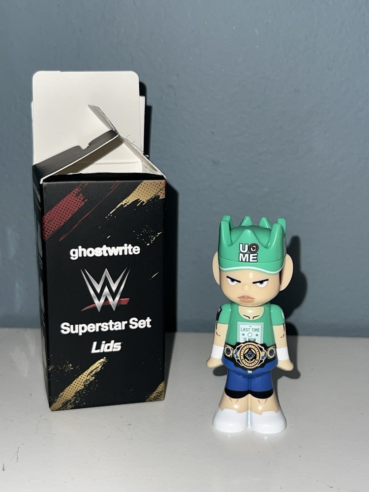 NEW Lids Exclusive Only WWE John Cena Ghostwrite Wrestling Figure /1000 Base