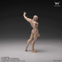 Whale Works Ash 1/12 Scale WW03-A White Super Articulated Body Figure Model