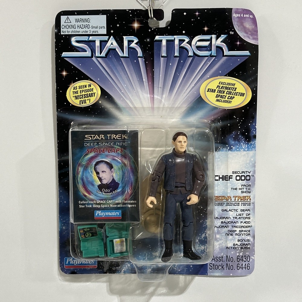 Star Trek Security Chief ODO 4.5″ Action Figure 1996 Playmates Deep Space Nine