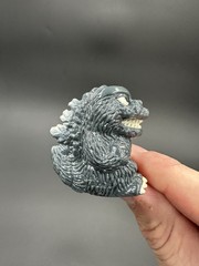 SD Godzilla Finger Puppet Chibi Marukoshi Yutaka Sofubi Eiji Tsuburaya
