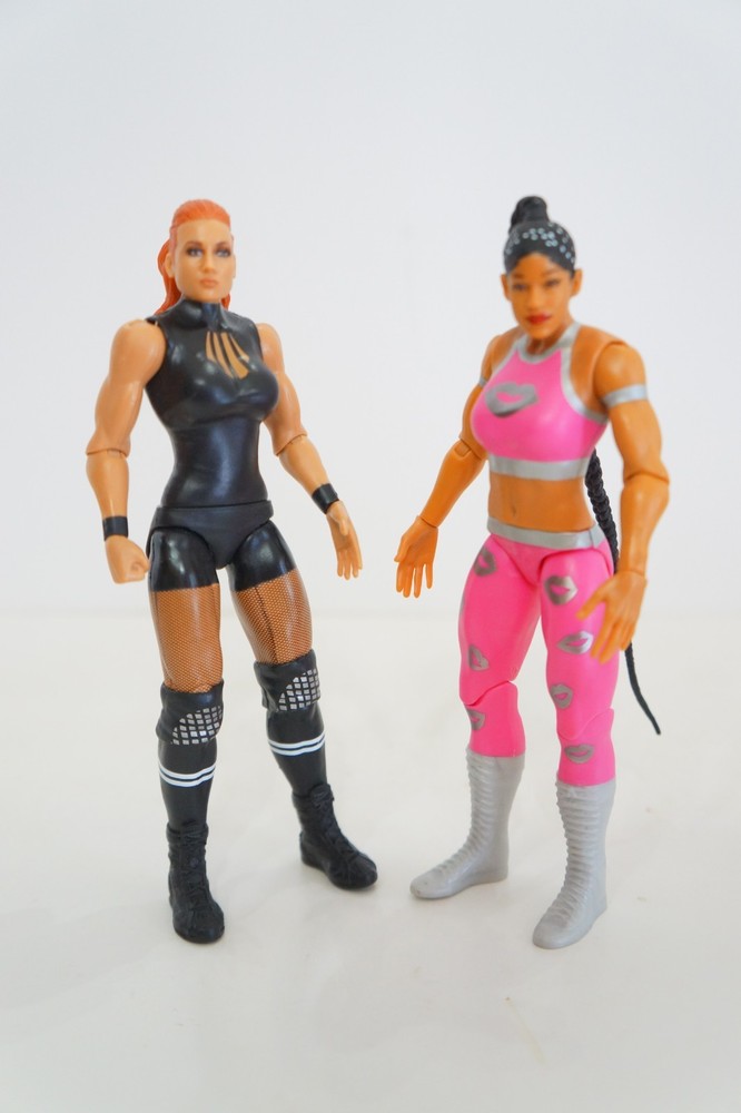 WWE Becky Lynch vs Bianca Belair Championship Showdown Mattel Wrestling Figures