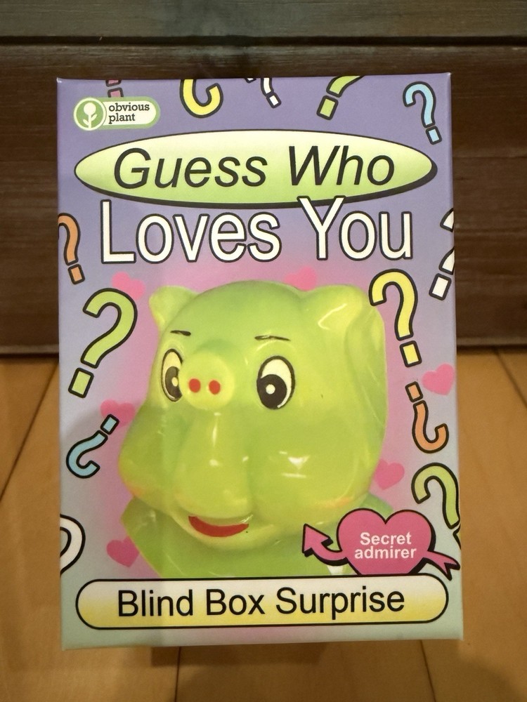 New Obvious Plant Guess Who Loves You Blind Box Surprise Figure Meme Art Toy