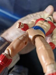 Super Fighter Figures Street Fighter Knock Off Ken Zangief Sagat Glued GI Joe 90