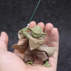 Star Wars Mandalorian Master Yoda with Sword Action Figure Toys