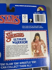 Mattel LJN WWE Superstars ULTIMATE WARRIOR Black Card Chase Read Description