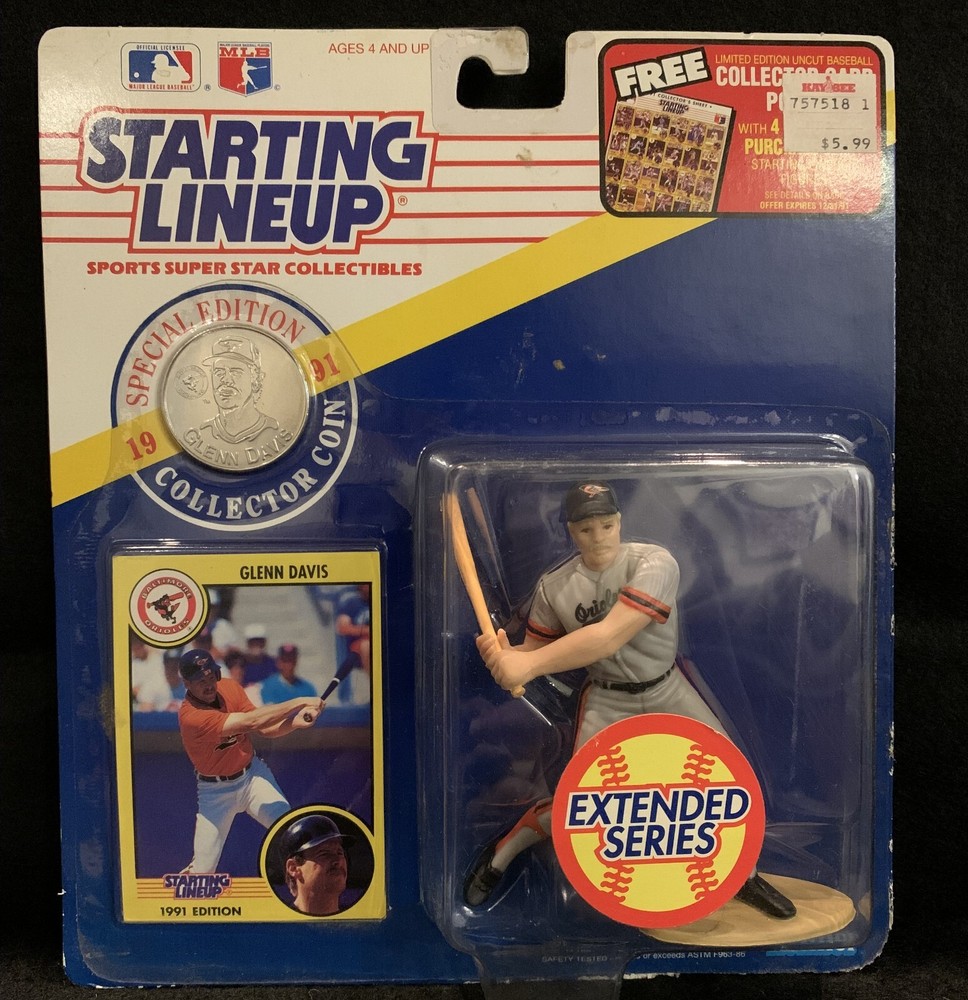Glenn Davis | MLB Starting Lineup | Sports SuperStar Collectible | 1991 Edition