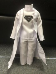 1/6 Custom Superman Returns Jor-El Marlon Brando Suit Boots for Action Figure