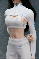 1/6 Scale White Sport Clothes 12″ Female Soldiers Action Figure Body Outfits