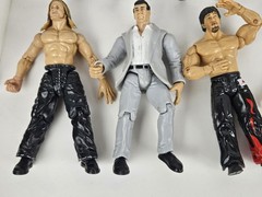 1990’s Lot of 13 Vintage WWF Wrestling ‘Titan Tron’ Action Figures Jakks Pacific