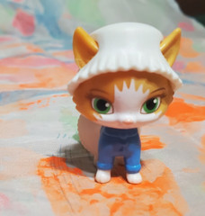 Disney Whisker Haven Tales Figure ~ TILLIE Orange Kitten Cat ~ Tutu Tailor