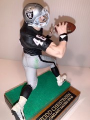 Custom NFL Mcfarlane football L.A./Oakland Raiders TE Todd Christensen legend
