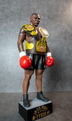Mike Tyson 1/6 Scale Figure Boxing Champion Statue WBC IBF Belts Custom Handmade