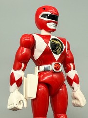 LOT 2 MMPR 8″ 1993 Mighty Morphin Power Rangers Bandai Red Green Ranger Vintage