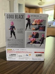 S.H.Figuarts Goku Black Super Saiyan Rose Action Figure Dragon Ball Super Boxed