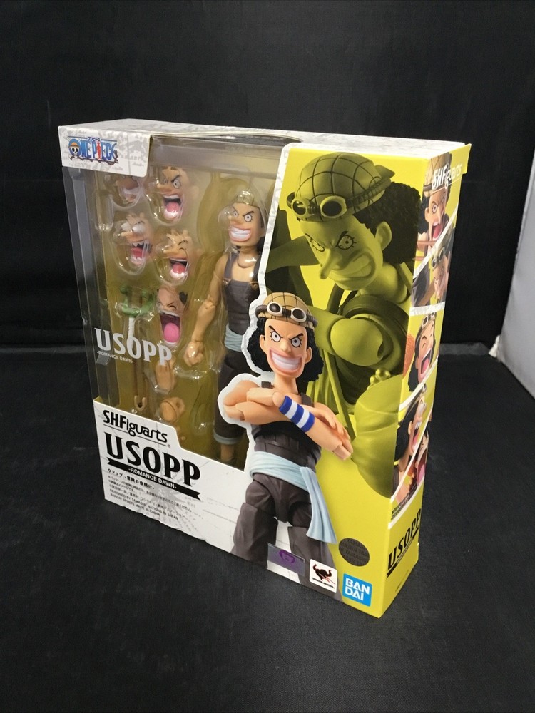 Genuine Bandai S.H. FIGUARTS One Piece USOPP -ROMANCE DAWN- Figure