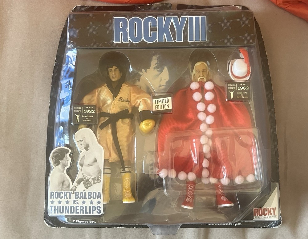 2006 JACKS ROCKY 111 ROCKY BALBOA VS THUNDERLIPS TWO PACK LIMITED EDITION RARE