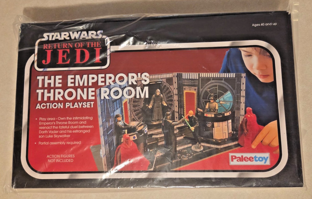 Star Wars Paleetoy The Emperor’s Throne Room Playset Retro Version 1 MIB