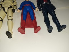 Lot of 4 Hasbro Mattel Action Figures Superhero 9.5-12″ Inch Marvel-DC Comics