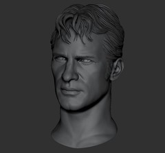 1/6 Scale Punisher Thomas Jane 2004 Head Sculpt (Hot Toys Sideshow) – Skiman.art