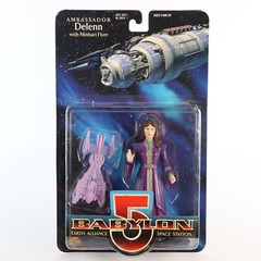 Babylon 5 Ambassador Delenn Figure Minbari Flyer Exclusive Toy 1997 Sealed