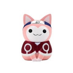 8Pcs Naruto Cat Figure Set Kakashi Itachi Gaara Cute Mini Anime Doll Toy