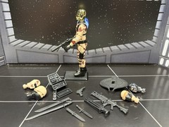 GI Joe Black Major Cobra Desert Force Recon Immortal O-Ring Figure