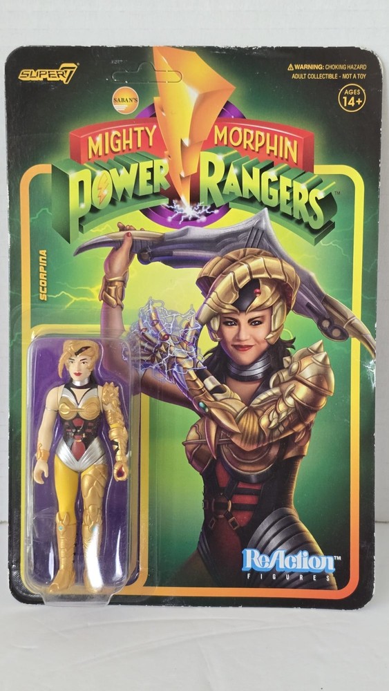 Power Rangers Scorpina Highly Collectable Premium ReAction 3.75″ Action Figure