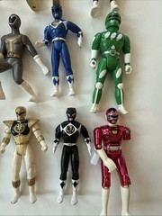 Lot of Mixed 1990’s Mighty Morphin Power Rangers Toys Bandai & Lightning Cruiser