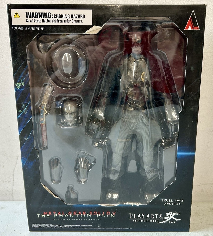 Play Arts Kai The Phantom Pain Skull Face Metal Gear Solid V Figure Sealed NEW