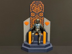 Star Wars Black Series 1:12 Scale Clone Wars Throne of Mandalore With Wall