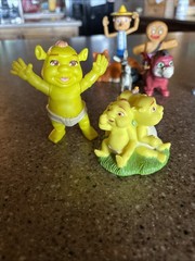 Shrek the Third Movie McDonalds Lot Of 2007 Happy Meal Toys Action Figures