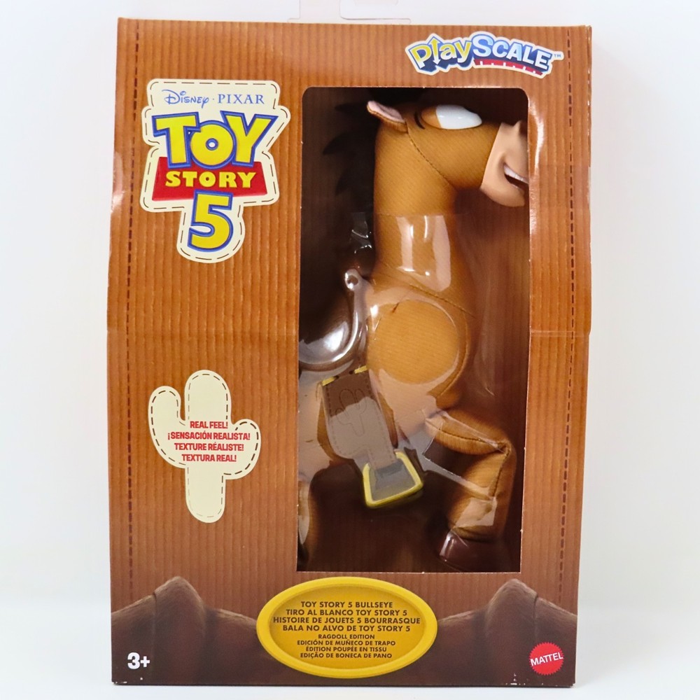 Disney Pixar Toy Story 5 Bullseye Ragdoll Edition Plush Figure 7″ PlayScale New