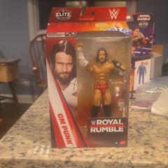 Mattel WWE Elite Collection CM Punk Royal Rumble Action Figure Boxed w/ Mic