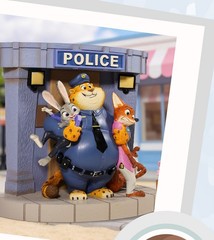 Enesco Zootopia Clawhauser Judy Nick Figure Official Disney Collectible