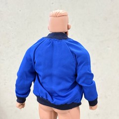SU-NT3-ZDJK-BLU: 1/12 XL Blue Zipper Jacket for Nota NT-03/03S, Muff Adam Body