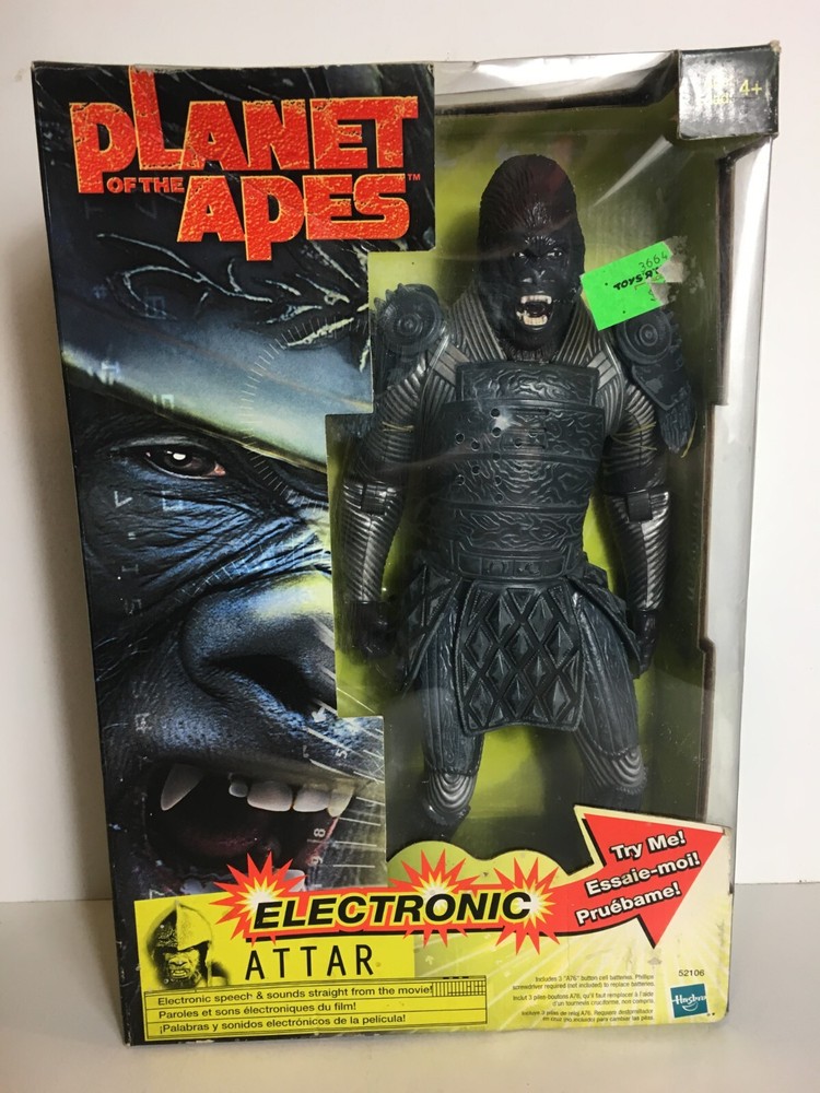 2001 Planet of The Apes Electronic Attar 12″ Figure NIB – open box read