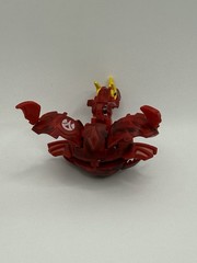 Bakugan Ultra Dragonoid Battle Damage Red Pyrus 580G Figure New Vestroia Brawler