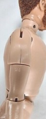 Vintage 1960’s GI Joe Action Figure Red Brown Flocked Hair Fuzzy Beard Scar Read