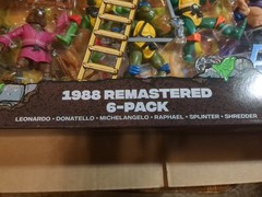 Teenage Mutant Ninja Turtles 1988 Remastered 6-pack Playset TMNT