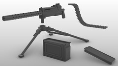 1/16 Scale Battleground M1919A4 30 Cal Machine Gun – M2 Tripod Mount