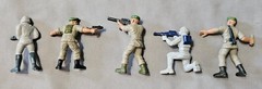 VINTAGE 1986 G.U.T.S. TOY SOLDIER ACTION FIGURES LOT OF 5