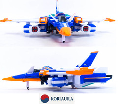 Metal Cardbot S CIELO Aircraft Airplane Transforming Robot Figure Car Toy 2024