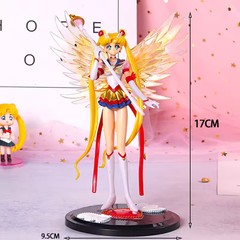 Tsukino Usagi Anime Action Figure Statue Collection Sailor Moon Toy Gift 9”