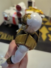 1994 Mighty Morphin Power Rangers White Tigerzord & Ranger Deluxe 98% Complete