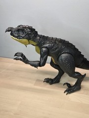 Jurassic World Slash ‘N Battle Scorpios Rex Mattel Dino Roaring Action 15×9″