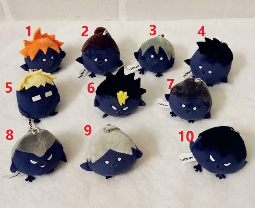 Japan Anime Haikyu Haikyuu Crow Plush Doll Plush Toy Keychain Keyring Cosplay
